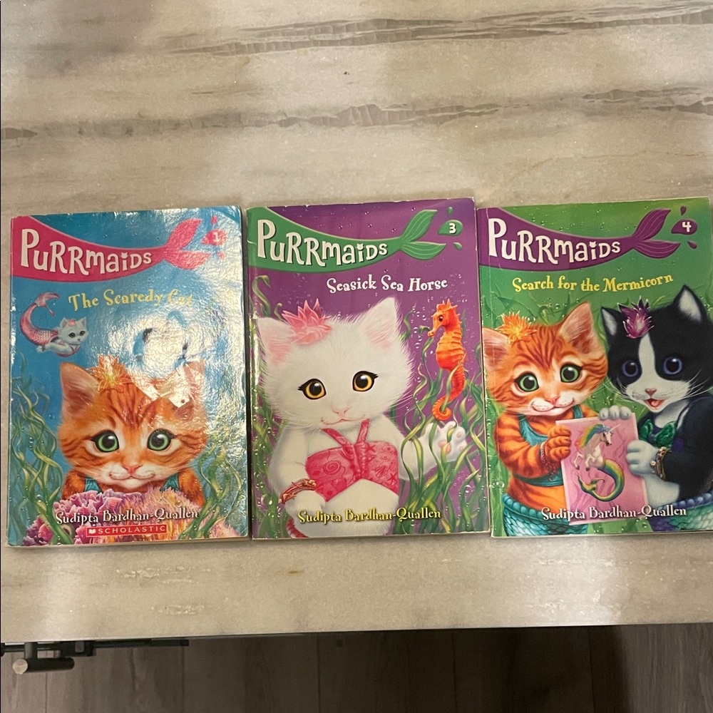 Purrmaids Book Set - Colorful Covers